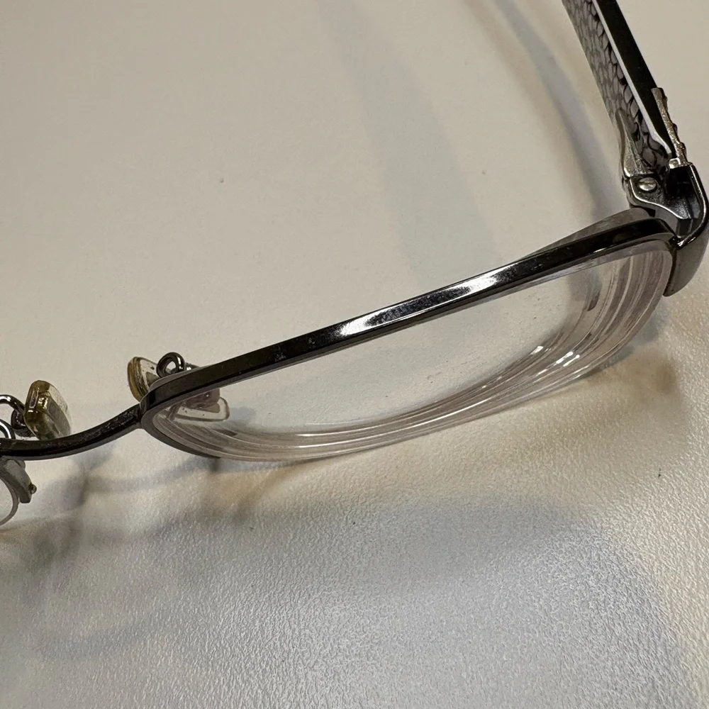 COACH GLASSES HC5027B (Cecily)9081(Dark Silver/Black) 52•17•135 COACH EYEGLASSES
